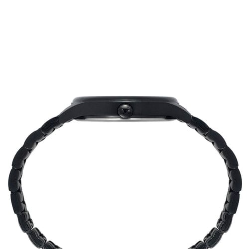 Timex Men's Multifunction Black Stainless Steel Bracelet Watch